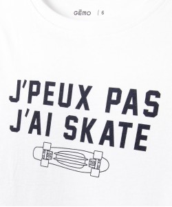 Tee-shirt à manches courtes garçon avec motif